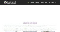 Desktop Screenshot of groengeert.be