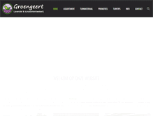 Tablet Screenshot of groengeert.be